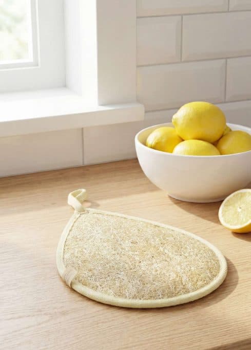 Loofah Bath Sponge Droplet