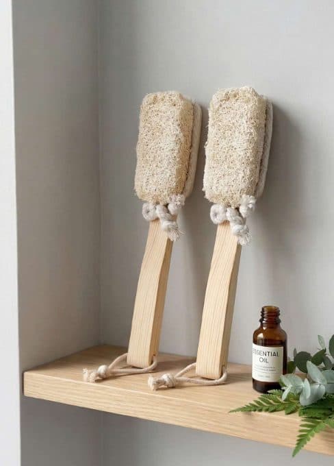 Wooden Handle Heel Brush